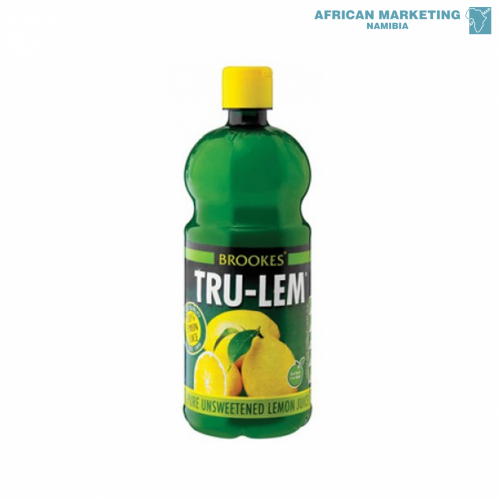LEMON JUICE 500ml TRULEM *BROOKES AFRICAN MARKETING (PTY) LTD
