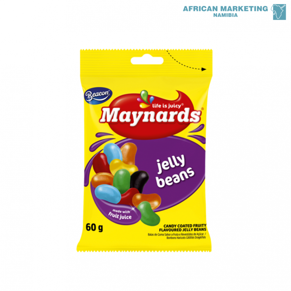 MAYNARDS JELLY BEANS 24X60gr *BEACON AFRICAN MARKETING (PTY) LTD